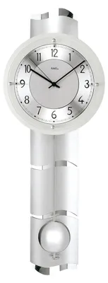 Produktbild von AMS Funk-Pendeluhr, Funkpendelwerk, 24x66x10cm, 5215