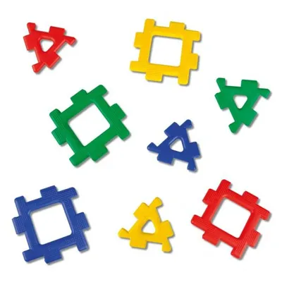 Produktbild von Riesen Polydron Klassen Set 80Tlg.- Steck Spielplatten