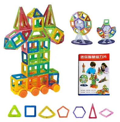 Obrázek produktu pro Magnetické stavebnice – ideální dárek pro děti (224 ks)