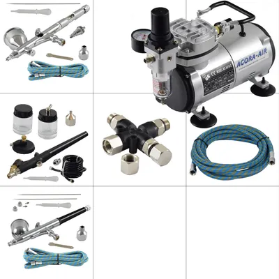 Produktbild von Agora-Tec® Airbrush Komplett-Set EXPERT VII.13