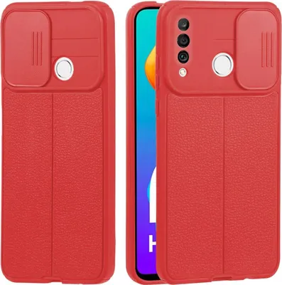 Produktbild von König Design Hülle kompatibel mit Huawei P30 Lite Kunststoff Soft Handyhülle - Handy Case Rot