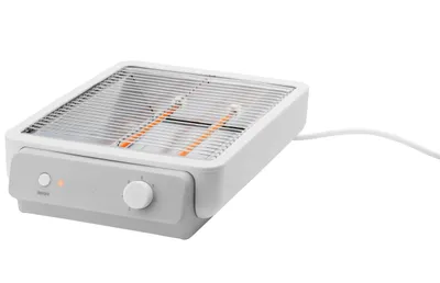 Immagine prodotto di Rig-Tig FOODIE Flachtoaster White, Scheibentoaster, Toaster, Kunststoff, Edelstahl, Weiß, 600 W, Z00601