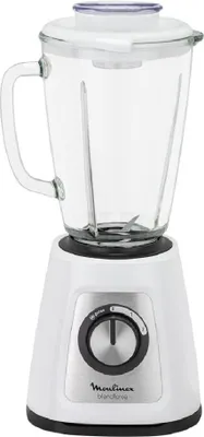Image de Blender 1.75l 800w blanc - Moulinex - LM430110 - blendforce glass