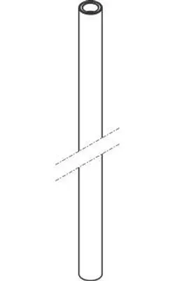 Produktbild von Steigrohr Vernis Showerpipe, 945mm mattschwarz