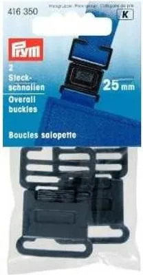 Produktbild von Prym Steckschnallen flach KST 25 mm schwarz