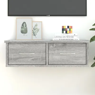 Image de Maison Exclusive - Armoire murale gris Sonoma 60x26x18,5 cm Matériau dérivé du bois