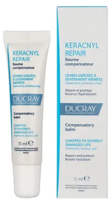 Image de Ducray Keracnyl Repair Baume à lèvres, 15 ml de crème