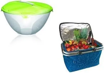 Produktbild von Salatschüssel Set mit Besteck 5 Liter