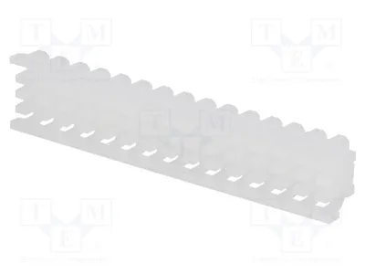 Obrázok produktu pre 5x Krytka na konektor: PIN 15, 2,54 mm, koniec, prepojka, SCC100F-15-C, CE100, zásuvná spojka