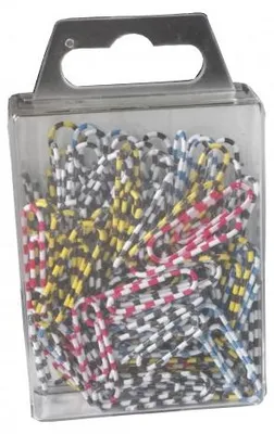 Produktbild von 100 Büroklammern Briefklammern 27 mm Zebra