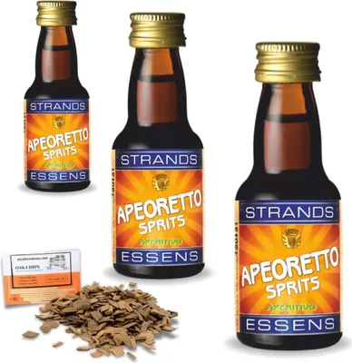 Produktbild von 3 x Apeoretto Aperitivo Essenz 25ml Wodka-Essenz – Wodka-Aroma, Aromaessenz, Wodka-Extrakt