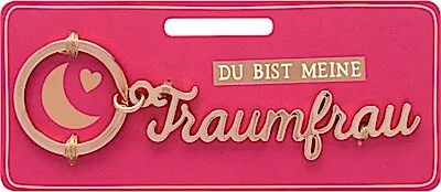 Produktbild von Sheepworld, Gruss und Co - 47035 - Schlüsselanhänger, Traumfrau, Metall, Größe mit Schlüsselring: 9,6cm x 3cm, Farbe: Rosegold