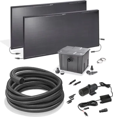 Produktbild von esotec Solar Teichfilterset Premium 270/8000 4-Stufen-Filterung 101270