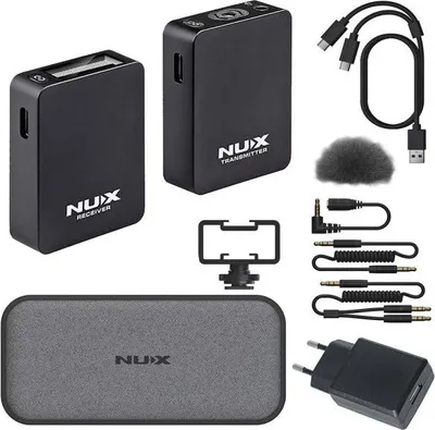 Produktbild von Nux B-10 Vlog Mikrofon-System mit Netzteil