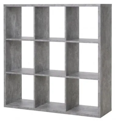 Immagine prodotto di Libreria divisorio 107x33x107 cm beton grigio cemento
