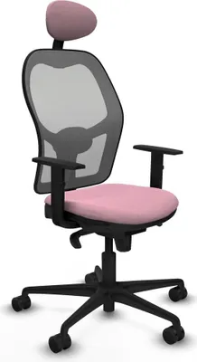 Image de Chaise de bureau avec appui-tête Jorquera Piqueras y Crespo 1D036N1 Rosa