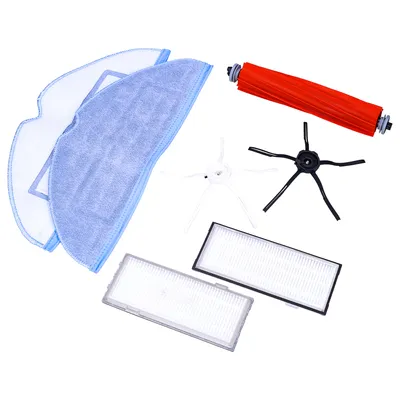 Produktbild von Sillar Zubehör Set für Roborock S7 T7 T7S – Hauptbürste, 2x HEPA Filter, 2x Wischtuch, 2x Seitenbürste