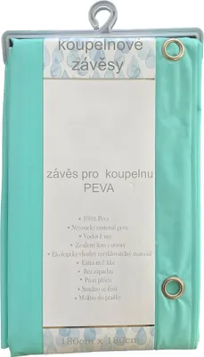 Obrázek produktu pro Sprchový závěs 180x180 cm zelený