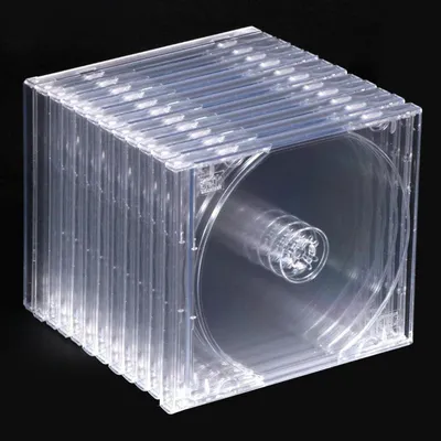 Zdjęcie produktu dla Zestaw 12 przezroczystych etui na płyty CD/DVD