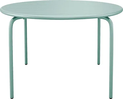 Produktbild von Gartentisch rund - D. 130 cm - Metall - Mandelgrün - MIRMANDE von MYLIA