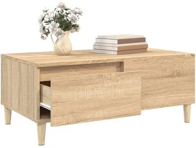 Image de Table de salon 90 x 50 x 36,5 cm en chêne Sonoma