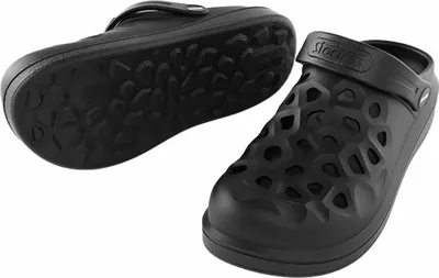 Produktbild von Durchbohrte schwarze Garten- und Hausclogs Größe 44 St-3344 Stocker