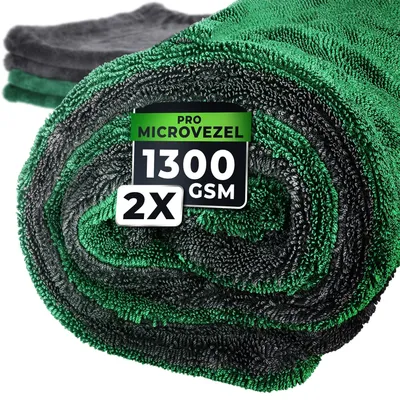 Mikrofaser Trockentücher XXL 60x90 cm 2 Stk 1300 gsm