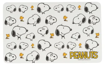 Produktbild von The Peanuts Snoopy Brettchen - Allover Frühstücksbrettchen Schneidebrettchen aus Resopal Weiß