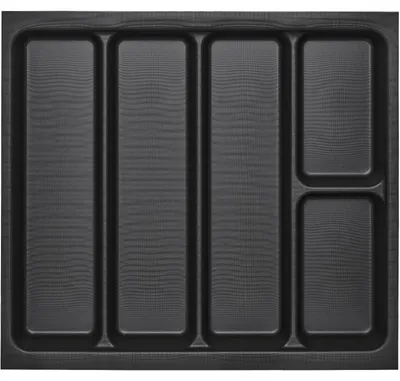 Produktbild von SOTECH ORGA-BOX I Mehrzweckeinsatz – 519 x 50 x 473 mm, lavagrau, Perlstruktur, Tandembox Antaro / Intivo, ModernBox, 60er Schrank
