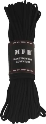 Produktbild von MFH Fallschirmleine, schwarz, 100 FT, Nylon