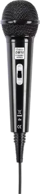 Obrázok produktu pre ViVanco™DM 10, Dynamic microphone (mono), Kábel, Čierna, 3,1 m, 330 mm, 85 mm, 70 mm