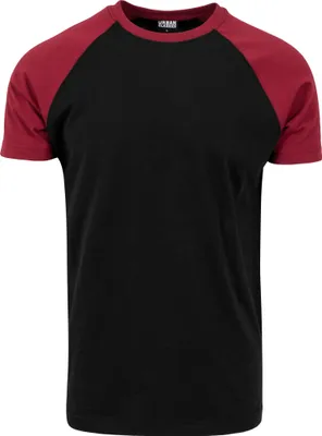 Produktbild von Urban Classics - RAGLAN Contrast T-Shirt schwarz - XL