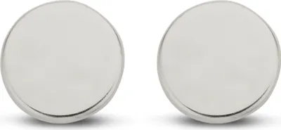 Produktbild von New Bling 9NBG-0444 Witgouden Oorknopjes Rondjes - 4mm - 14 Karaat -Witgoud