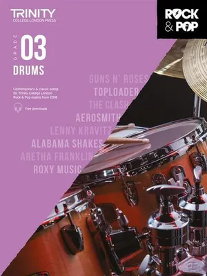 Image de Trinity College London Rock & Pop 2018 Drums Grade 3
