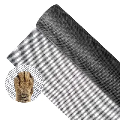 Productafbeelding van Vliegenhorgafsluiting, 120 x 250 cm, zwart, glasvezel, vervangingsnet, insectenwerend gaas