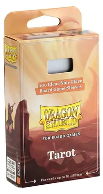 Produktbild von Dragon Shield: Board Game Sleeves Clear/NonGlare - Tarot (100)