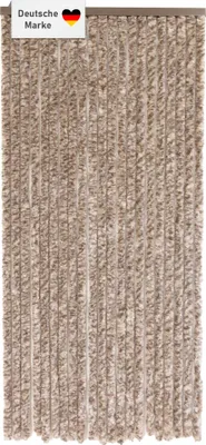 Produktbild von Flauschvorhang 90x200cm braun meliert, Fliegenschutz, Türvorhang Wohnwagen