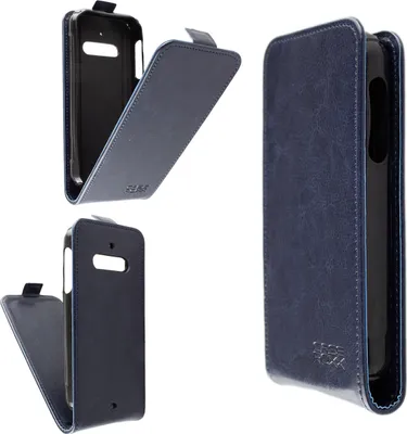 Produktbild von caseroxx Schutz Tasche Hülle Flip Cover kompatibel mit Cat B40, Smartphone Tasche Flip Cover in blau