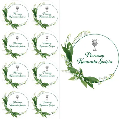 Immagine prodotto di Gioielli da comunione MAIGLÖCKCHEN 8 pezzi 45 mm 1 set