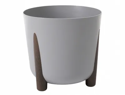 Produktbild von Moos ECO Holz Topf grau 30xh28 cm