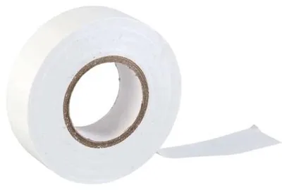 Zdjęcie produktu dla Taśma elektryczna izolacyjna biała 19MM x 20M pcw do naprawy DIY