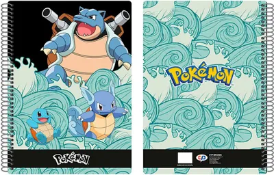 Zdjęcie produktu dla Notatnik ringowy Pokémon A4 - Squirtle