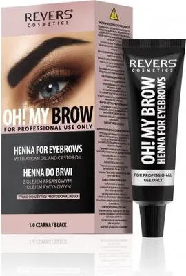Zdjęcie produktu dla Revers Henna Do Brwi Oh! My Brow 1.0 Czarna