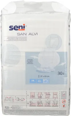 Produktbild von SENI San alvi Stuhlvorlage 30St PZN 18329410
