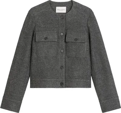Produktbild von Woven Overshirts 0474 Rocky Grey Melange Größe 40