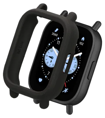 Produktbild von kwmobile Schutzhülle kompatibel mit Xiaomi Redmi Watch 5 Lite Hülle - Fitness Tracker Case aus TPU - Soft Smartwatch Case Schwarz