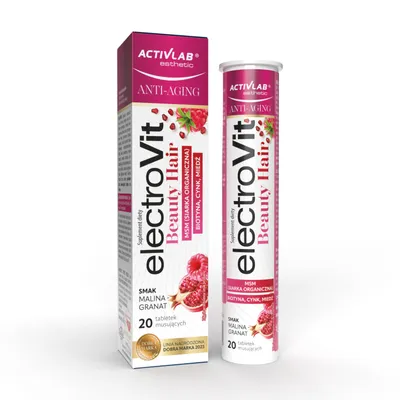 Zdjęcie produktu dla ElectroVit Beauty Hair tabletki musujące wspierające włosy Activlab Esthetic