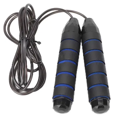 Produktbild von Springseil mit verstellbaren Stahllagern für Ausdauertraining, Fitnessstudio, Training – Blau