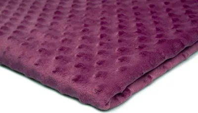 Obrázek produktu pro Minkee Dots Nubs, Dimples Dots Úplet Amaranth 50 x 155 cm