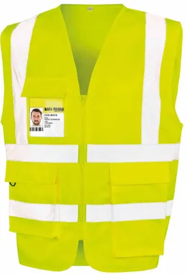 Productafbeelding van SAFE-GUARD veiligheidswest, extra sterk, uni, model PC4789 (3XL) (geel)